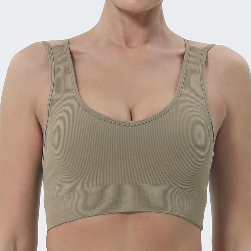 Спортивный бюстгальтер высокой интенсивности, быстросохнущий, с амортизирующей поддержкой для бега и йоги Medium хаки
Спортивный бюстгальтер высокой интенсивности, быстросохнущий, с амортизирующей поддержкой для бега и йоги Medium хаки