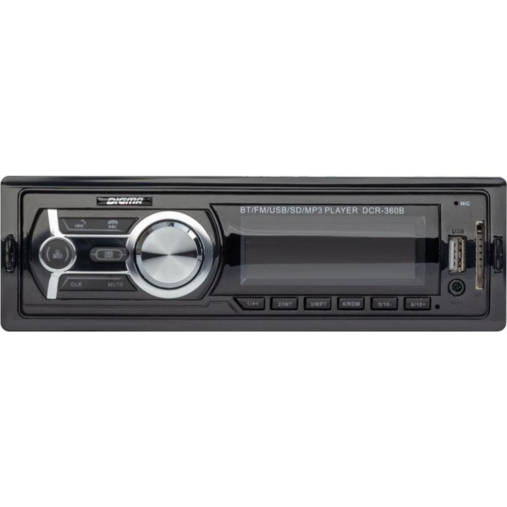 Автомобильная магнитола Digma Dcr-360b 1din 4x50w цвет Черный
Автомобильная магнитола Digma Dcr-360b 1din 4x50w цвет Черный