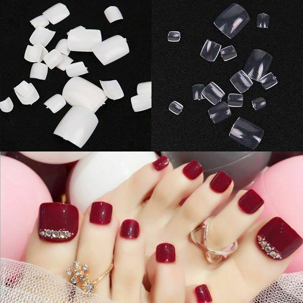 100Pcs Natural White Artificial Toenail Nail Art Tips Foot Fake Nails Manicure Toe False Nails
100Pcs Natural White Artificial Toenail Nail Art Tips Foot Fake Nails Manicure Toe False Nails