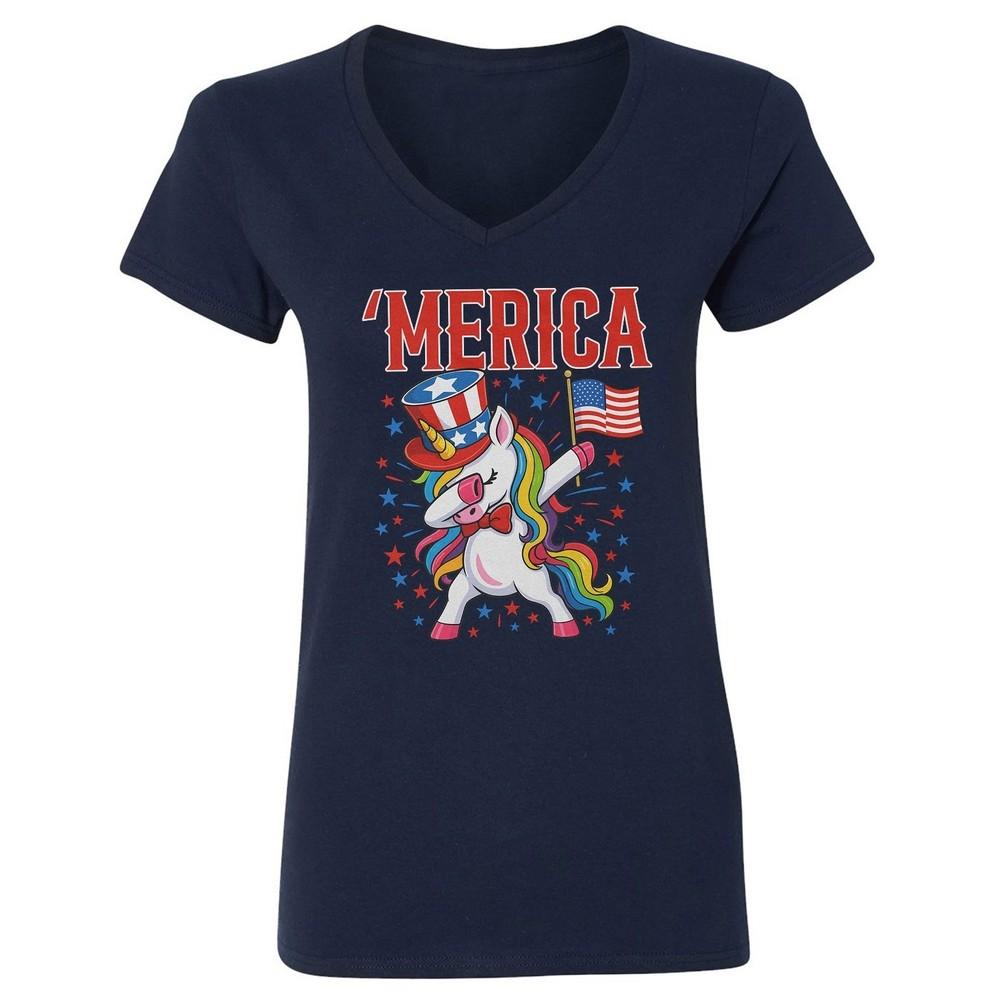4th of July Dab Unicorn - Merica Independence Day Ladies V-Neck Tshirt Unisex T-Shirt S
4th of July Dab Unicorn - Merica Independence Day Ladies V-Neck Tshirt Unisex T-Shirt S
