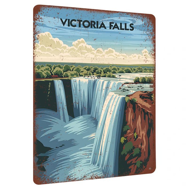 Vintage Victoria Falls Metal Wall Art Living Room Study Decorative Painting 20x30cm(7.8x11.8inch)
Vintage Victoria Falls Metal Wall Art Living Room Study Decorative Painting 20x30cm(7.8x11.8inch)