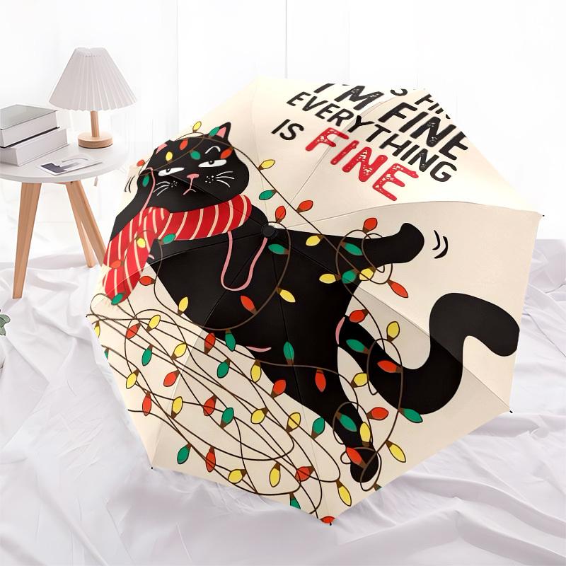 1pc Christmas Cat Joke Umbrella with Plastic Handle,Compact & Stylish,Cartoon Pattern,Outdoor UmbrellaPT410
1pc Christmas Cat Joke Umbrella with Plastic Handle,Compact & Stylish,Cartoon Pattern,Outdoor UmbrellaPT410