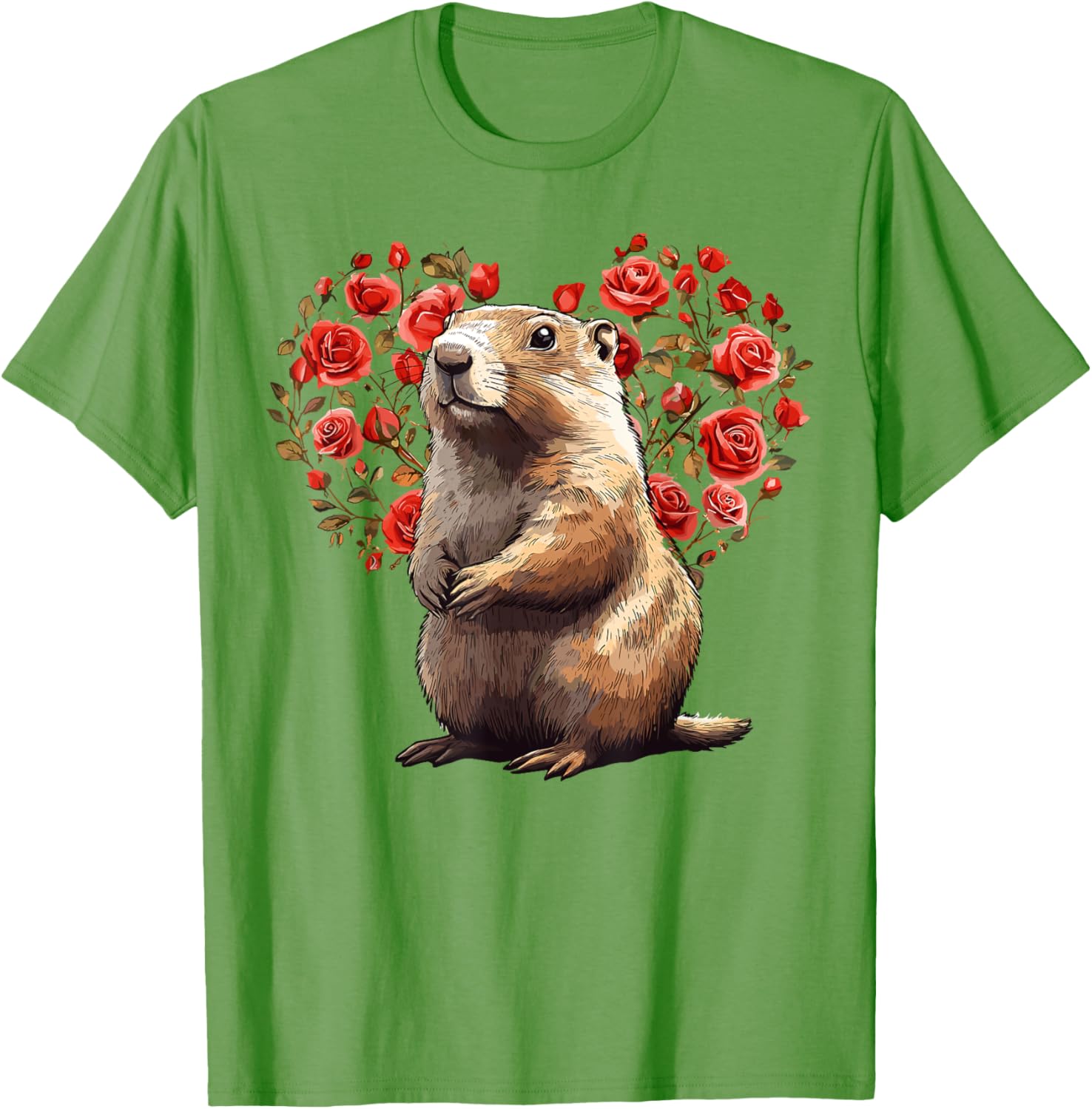 Rose with Groundhog Floral Heart T-Shirt Cute Valentine Groundhog Lovers Graphic Tee S
Rose with Groundhog Floral Heart T-Shirt Cute Valentine Groundhog Lovers Graphic Tee S