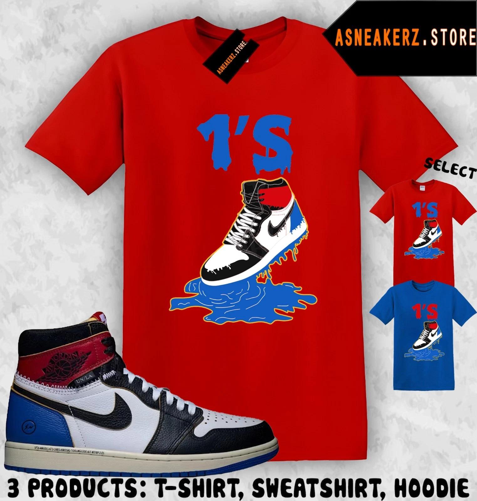 Tee Shirt Matching AJ 1 High Fragment Union LA To Match Sneaker Shoe Dripping 1s L
Tee Shirt Matching AJ 1 High Fragment Union LA To Match Sneaker Shoe Dripping 1s L