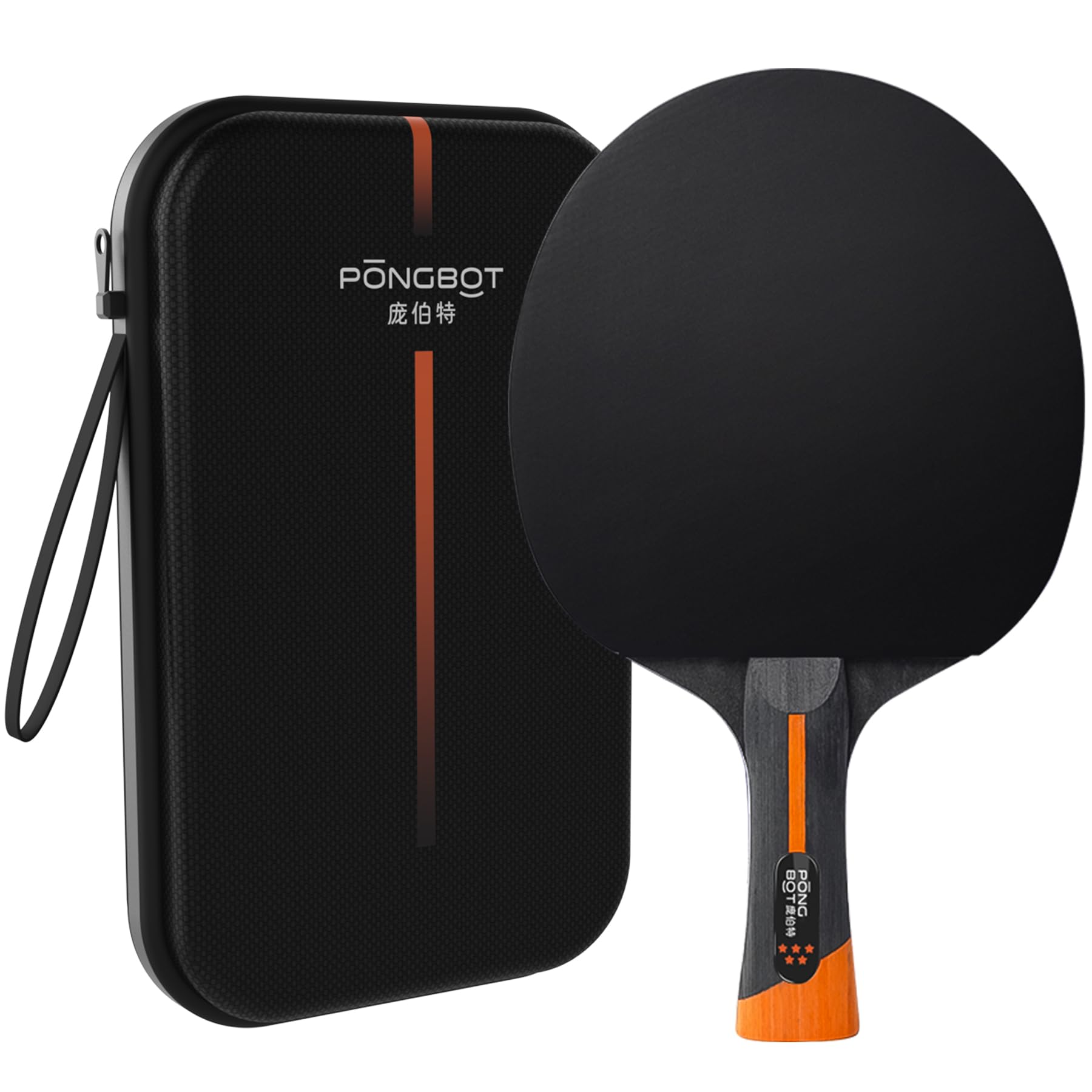 PONGBOT 5 Star Ping Pong Paddle Professional Level Ракетка для настольного тенниса Жесткий чехол Изготовлен из углеродного волокна 7-слойное лезвие Премиум Резина для соревнований
PONGBOT 5 Star Ping Pong Paddle Professional Level Ракетка для настольного тенниса Жесткий чехол Изготовлен из углеродного волокна 7-слойное лезвие Премиум Резина для соревнований