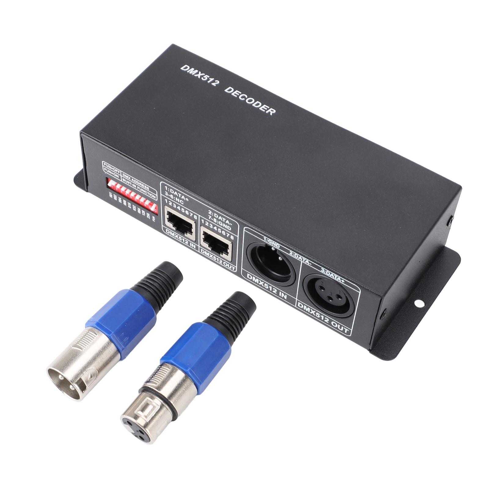 3 канали DMX 512 Декодер Залізо PCB RGB Світлодіодний контролер Декодер Диммер Драйвер для барів Готелі 12 В до 
3 канали DMX 512 Декодер Залізо PCB RGB Світлодіодний контролер Декодер Диммер Драйвер для барів Готелі 12 В до