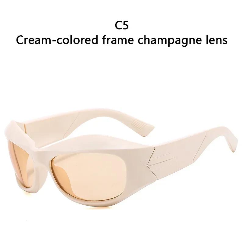 Vintage UV400 Irregular Goggles Sports Sun Glasses Y2K Shades Oversized Sunglasses Wrap Around For Women & Men SHOW AS PICTURE
Vintage UV400 Irregular Goggles Sports Sun Glasses Y2K Shades Oversized Sunglasses Wrap Around For Women & Men SHOW AS PICTURE