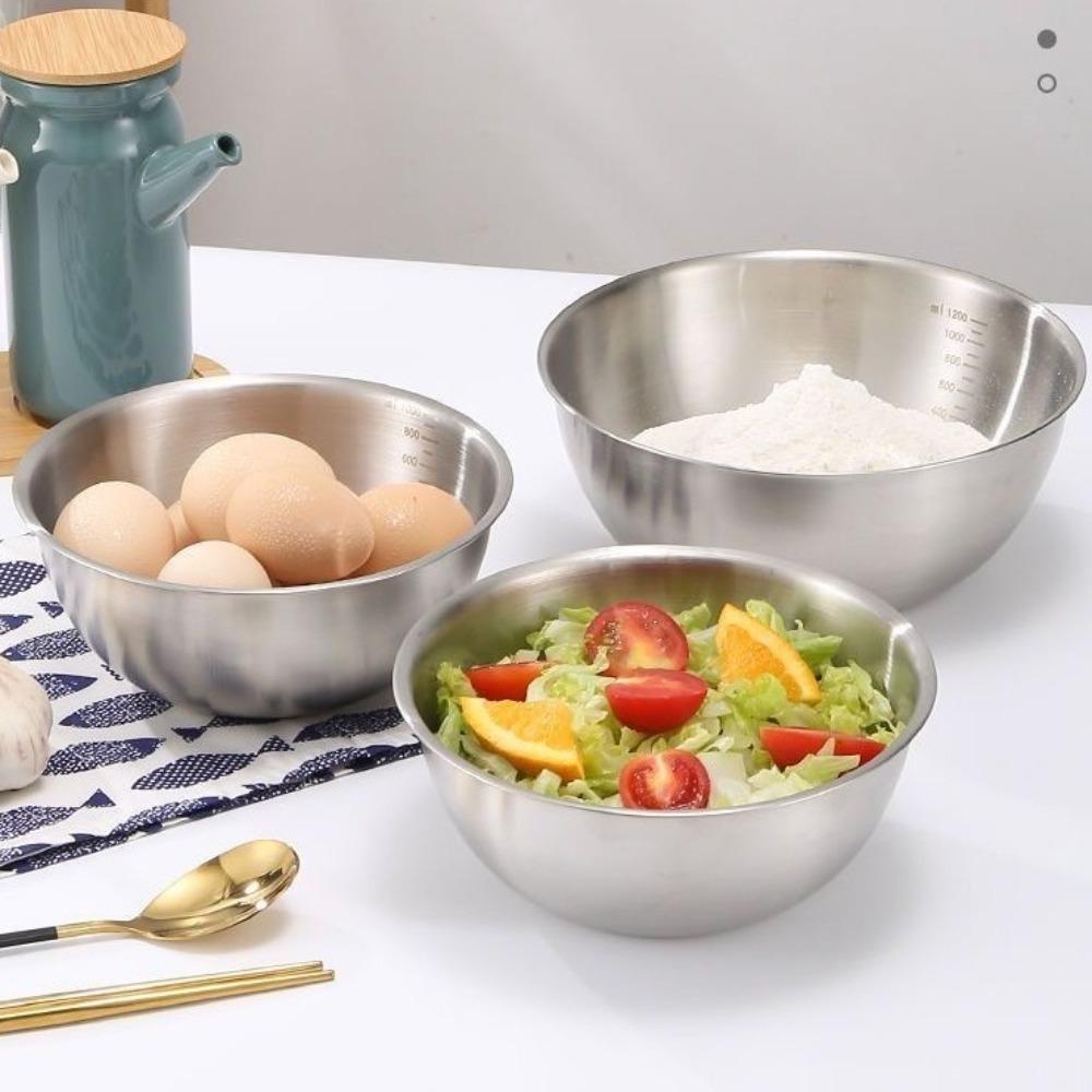 Stainless Steel Fruit Salad Bowl Double Layer Noodles Bowl Durable Dish Container Food Tableware Silver 850ml
Stainless Steel Fruit Salad Bowl Double Layer Noodles Bowl Durable Dish Container Food Tableware Silver 850ml