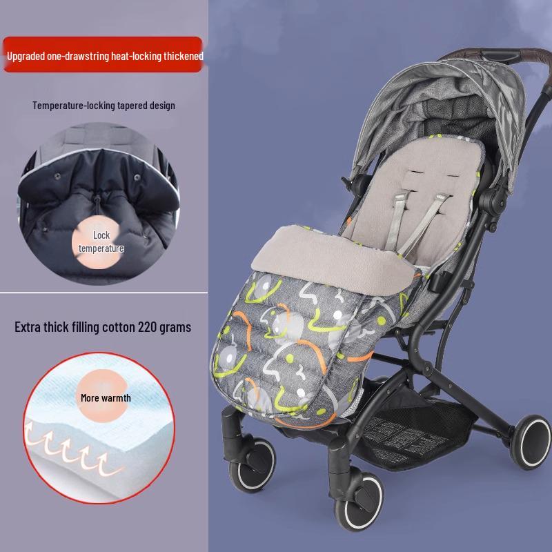 Зимняя ветрозащитная муфта для ног: Толстый хлопковый матрасик и спальный мешок для детских колясок
Зимняя ветрозащитная муфта для ног: Толстый хлопковый матрасик и спальный мешок для детских колясок