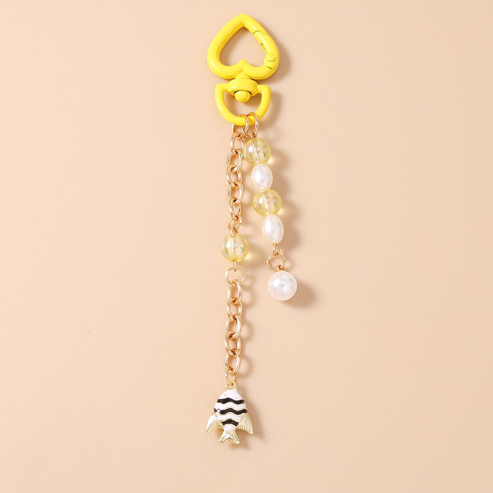 Beaded Key Ring Colorful Fish Keychain Fish Bag Pendant Vibrant Heart Clip Keychain For Gift For Friends Backpack Jewelry жёлтый
Beaded Key Ring Colorful Fish Keychain Fish Bag Pendant Vibrant Heart Clip Keychain For Gift For Friends Backpack Jewelry жёлтый