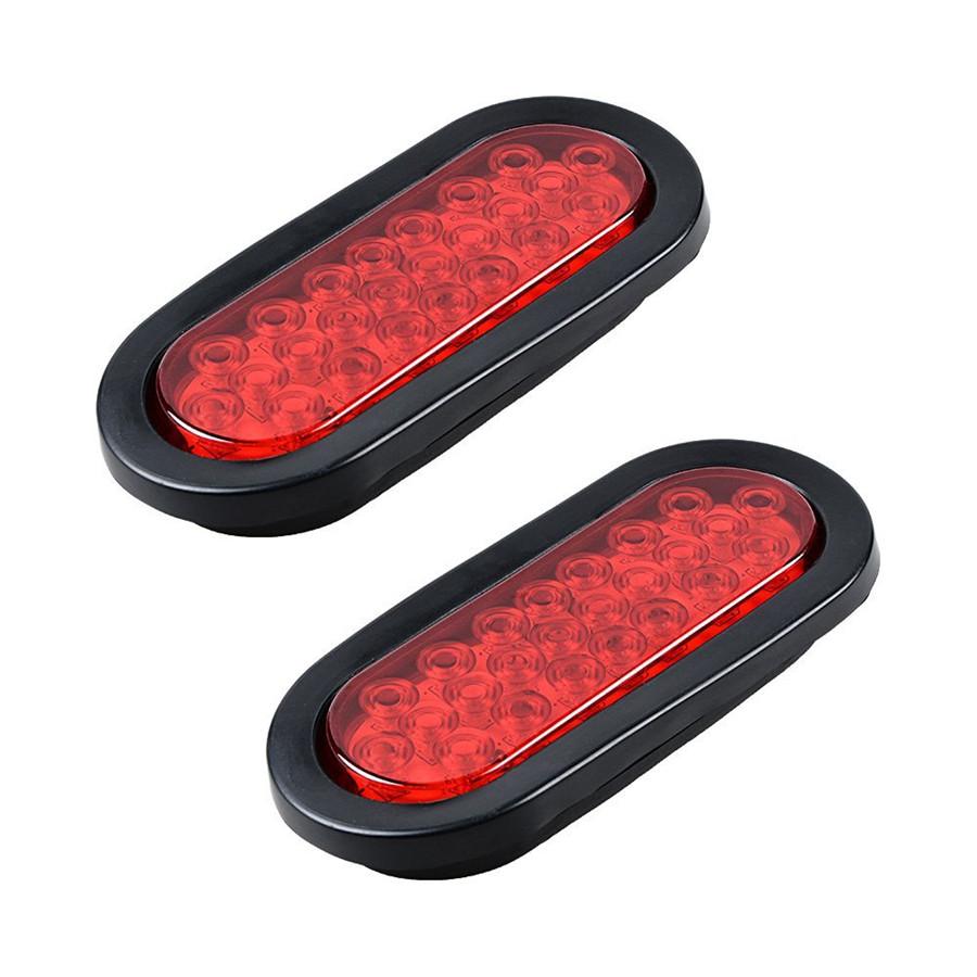 Universal 2x Oval Brake Stop Tail Fog DRL Turn Sealed Marker Lights Flush Mount 6 Inch 24 LED Truck Trailer Boat Utility Red Lens Waterproof 12V
Universal 2x Oval Brake Stop Tail Fog DRL Turn Sealed Marker Lights Flush Mount 6 Inch 24 LED Truck Trailer Boat Utility Red Lens Waterproof 12V