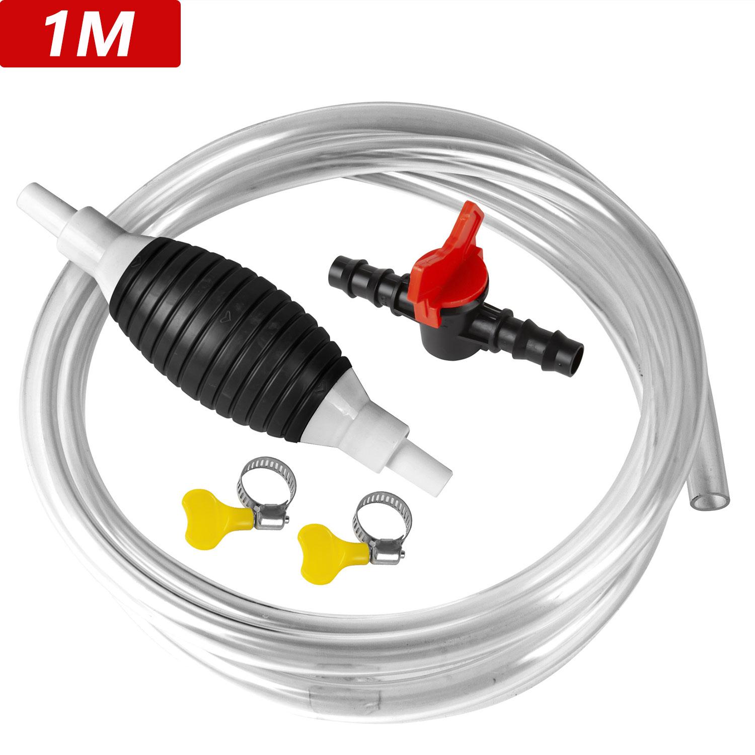 Multifunctional Petrol Pump for Liquid Vacuum Cleaner Hand Pump Transfer Fuel Pump Metal Hose Clamp Leakproof Oil Water Diesel 1M
Multifunctional Petrol Pump for Liquid Vacuum Cleaner Hand Pump Transfer Fuel Pump Metal Hose Clamp Leakproof Oil Water Diesel 1M
