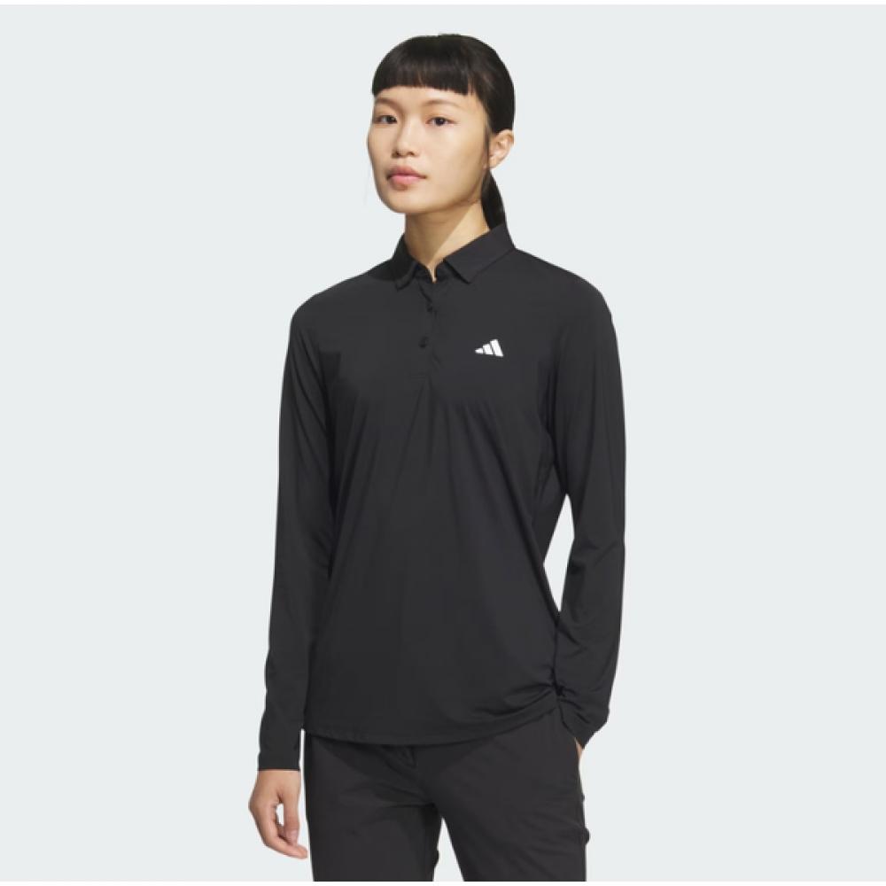 Adidas Женское поло для гольфа с охлаждающим эффектом, летнее, с длинным рукавом, черное Jf4619 AXS(44)
Adidas Женское поло для гольфа с охлаждающим эффектом, летнее, с длинным рукавом, черное Jf4619 AXS(44)