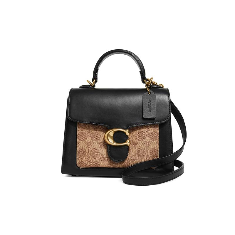 COACH Tabby 20 Classic Logo Top Handle Canvas and Cowhide Leather Hand Crossbody Shoulder Bag Small Women s Brown/Black чорний
COACH Tabby 20 Classic Logo Top Handle Canvas and Cowhide Leather Hand Crossbody Shoulder Bag Small Women s Brown/Black чорний
