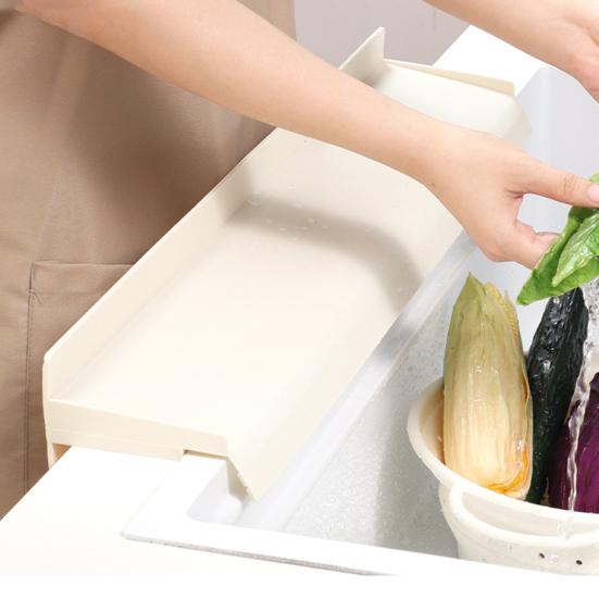 Yousheng Silicone Sink Splash Guard Vegetable Washing Water Splash Protector Non-slip Reusable Kitchen Sink Countertop Edge Anti-Splash Shield Board 45cm бежевий
Yousheng Silicone Sink Splash Guard Vegetable Washing Water Splash Protector Non-slip Reusable Kitchen Sink Countertop Edge Anti-Splash Shield Board 45cm бежевий