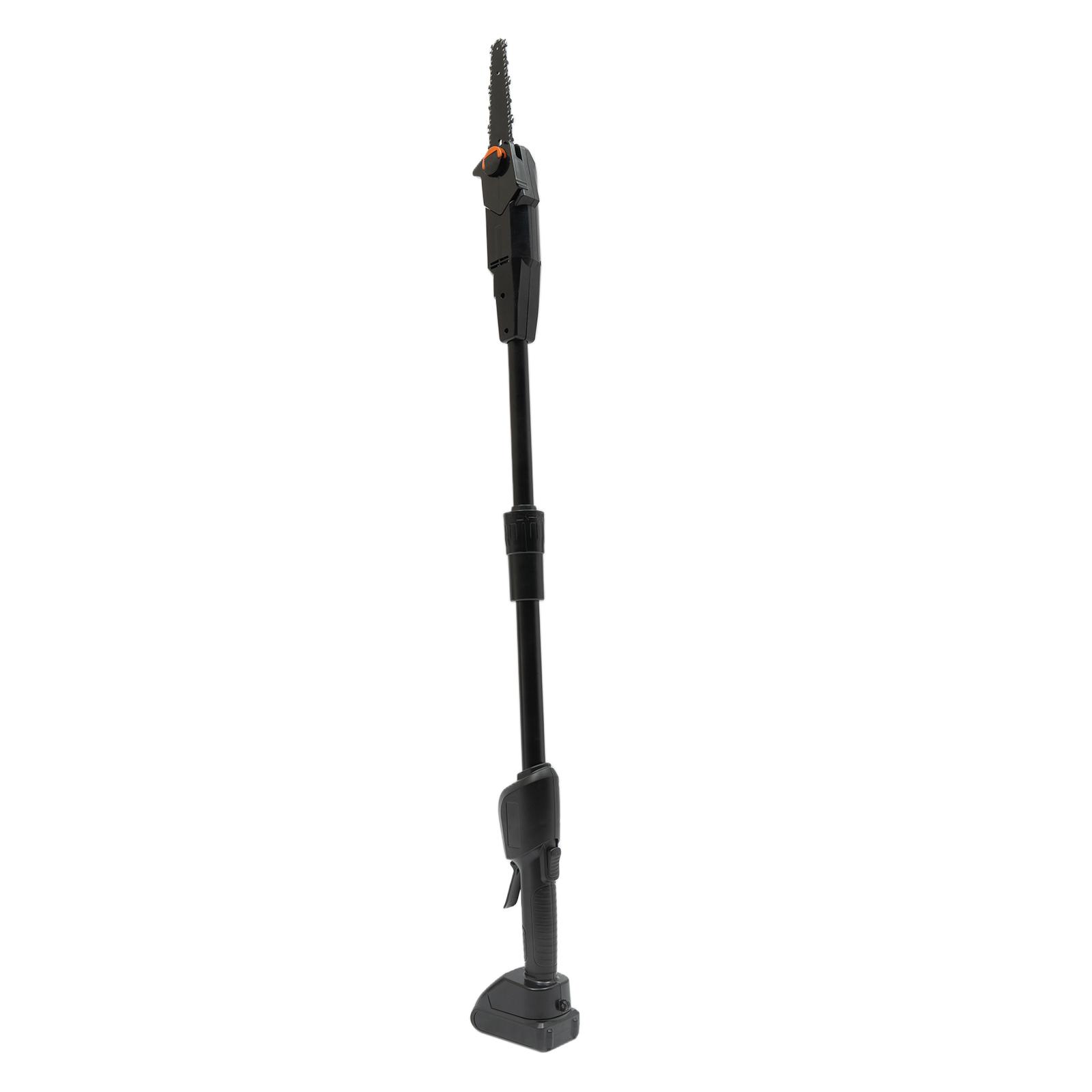 Pole Saw with 1500mAh Battery and Standard Charger, Cordless Rechargeable Double Section Assemble Shaft Branch Cutter Low Noise чёрный
Pole Saw with 1500mAh Battery and Standard Charger, Cordless Rechargeable Double Section Assemble Shaft Branch Cutter Low Noise чёрный