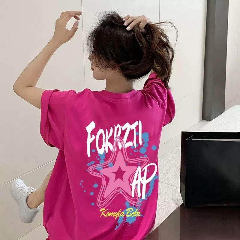 Pure cotton American dragon fruit short-sleeved t-shirt women s 2025 new Korean version loose lazy wind half-sleeved top summer S
Pure cotton American dragon fruit short-sleeved t-shirt women s 2025 new Korean version loose lazy wind half-sleeved top summer S
