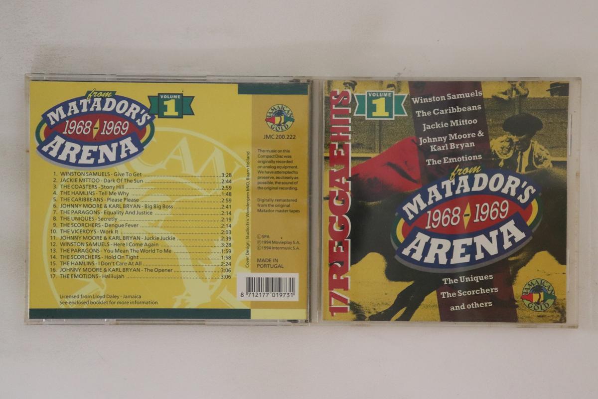 CD VARIOUS From Matadors Arena 19681969 JMC200222 JAMAICAN GOLD 1994 Portugal Reggae Ska Dub Used
CD VARIOUS From Matadors Arena 19681969 JMC200222 JAMAICAN GOLD 1994 Portugal Reggae Ska Dub Used