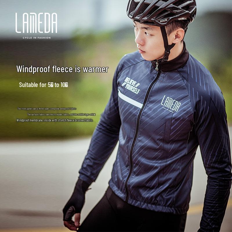 Lampaida Men s Fleece Road Bike Jacket - Windproof, Warm, Long Sleeve, Autumn/Winter Cycling Jersey XXXL
Lampaida Men s Fleece Road Bike Jacket - Windproof, Warm, Long Sleeve, Autumn/Winter Cycling Jersey XXXL