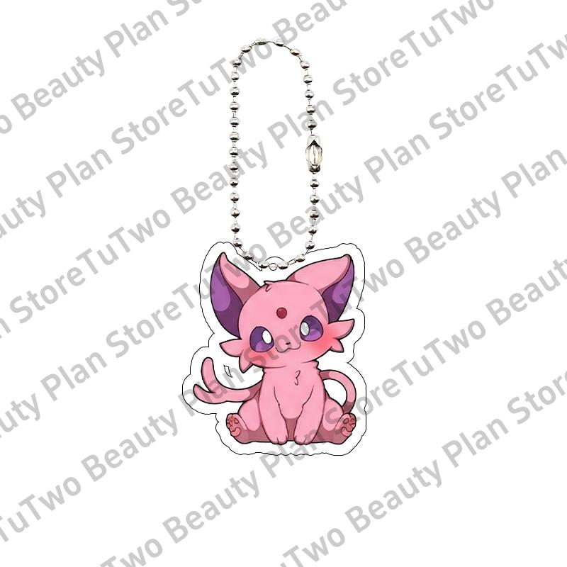 Cartoon Cute Anime Eevee Acrylic Pendant Leafeon Vaporeon Espeon Keychain Backpack Accessories Key Chain Ring for Fans Gifts Toy about 5cm
Cartoon Cute Anime Eevee Acrylic Pendant Leafeon Vaporeon Espeon Keychain Backpack Accessories Key Chain Ring for Fans Gifts Toy about 5cm
