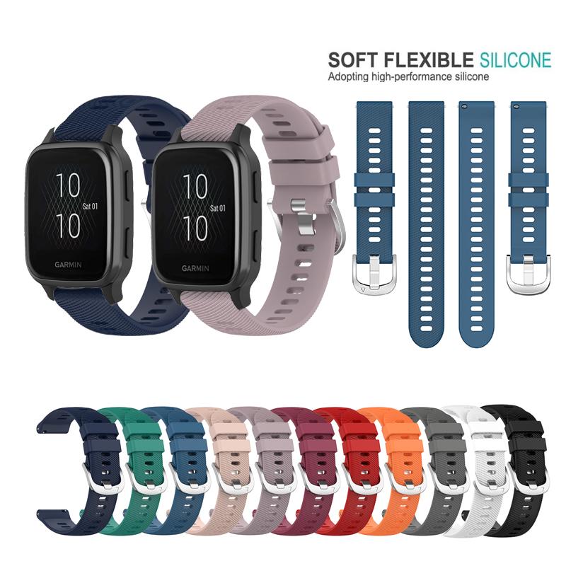 Classic Silicone Strap 20mm Band For Garmin Venu Sq 2 / venu2 Plus / 165 55 158 245 645 / Vivoactive 5 Garmin Sq 2 or 20mm
Classic Silicone Strap 20mm Band For Garmin Venu Sq 2 / venu2 Plus / 165 55 158 245 645 / Vivoactive 5 Garmin Sq 2 or 20mm