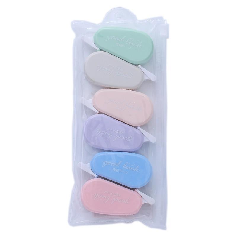 Корректирующая лента для маленьких учеников с маленькой девочкой, корректирующая лента для средней школы 6pcs разноцветный
Корректирующая лента для маленьких учеников с маленькой девочкой, корректирующая лента для средней школы 6pcs разноцветный