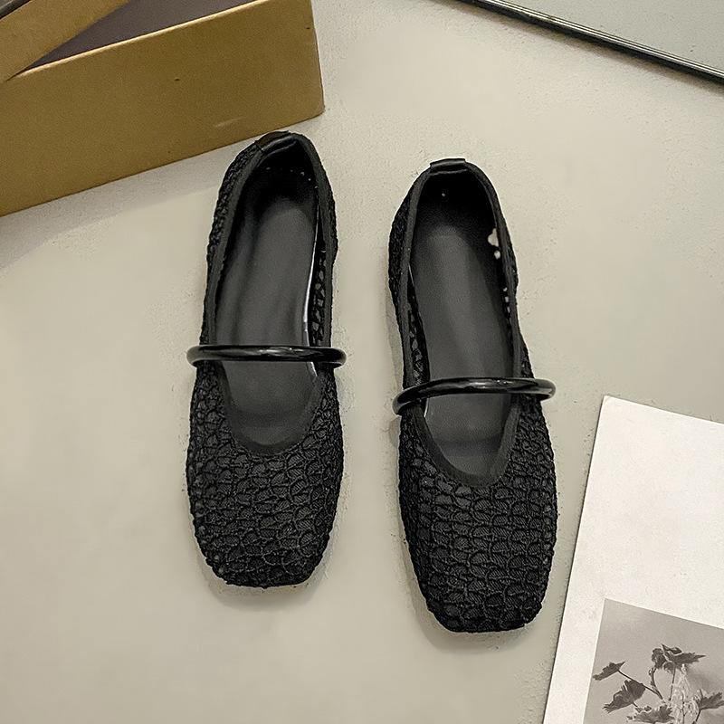 Женские туфли-лодочки лето 2025 новая полая плетеная дышащая сетка-рыболовная сеть плоская подошва мелкий вырез французские сандалии Мэри Джейн 40 чёрный
Женские туфли-лодочки лето 2025 новая полая плетеная дышащая сетка-рыболовная сеть плоская подошва мелкий вырез французские сандалии Мэри Джейн 40 чёрный