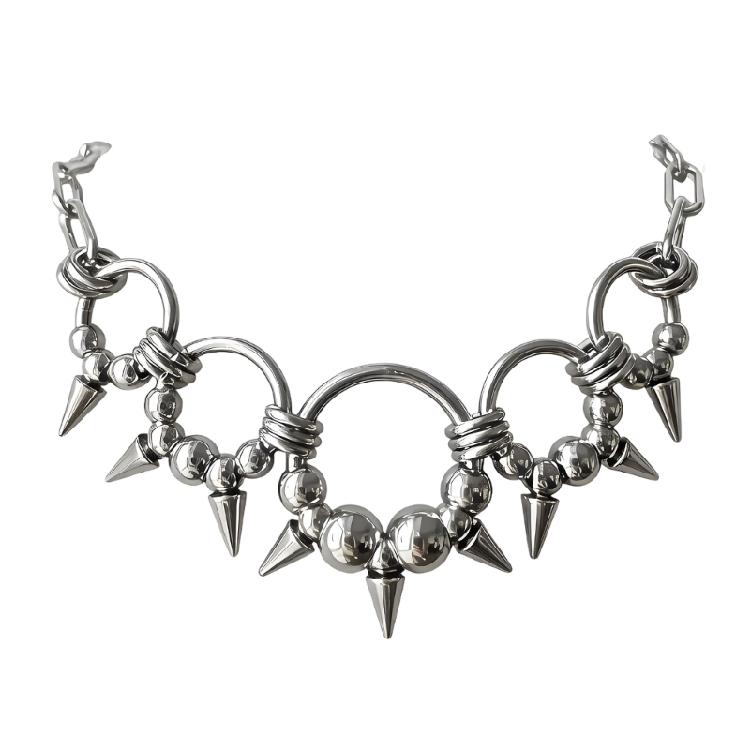 Trendy Stainless Steel Rivet Circles Pendant Necklace Accessories Statement Collarbone Chain For Daily Wear 1
Trendy Stainless Steel Rivet Circles Pendant Necklace Accessories Statement Collarbone Chain For Daily Wear 1