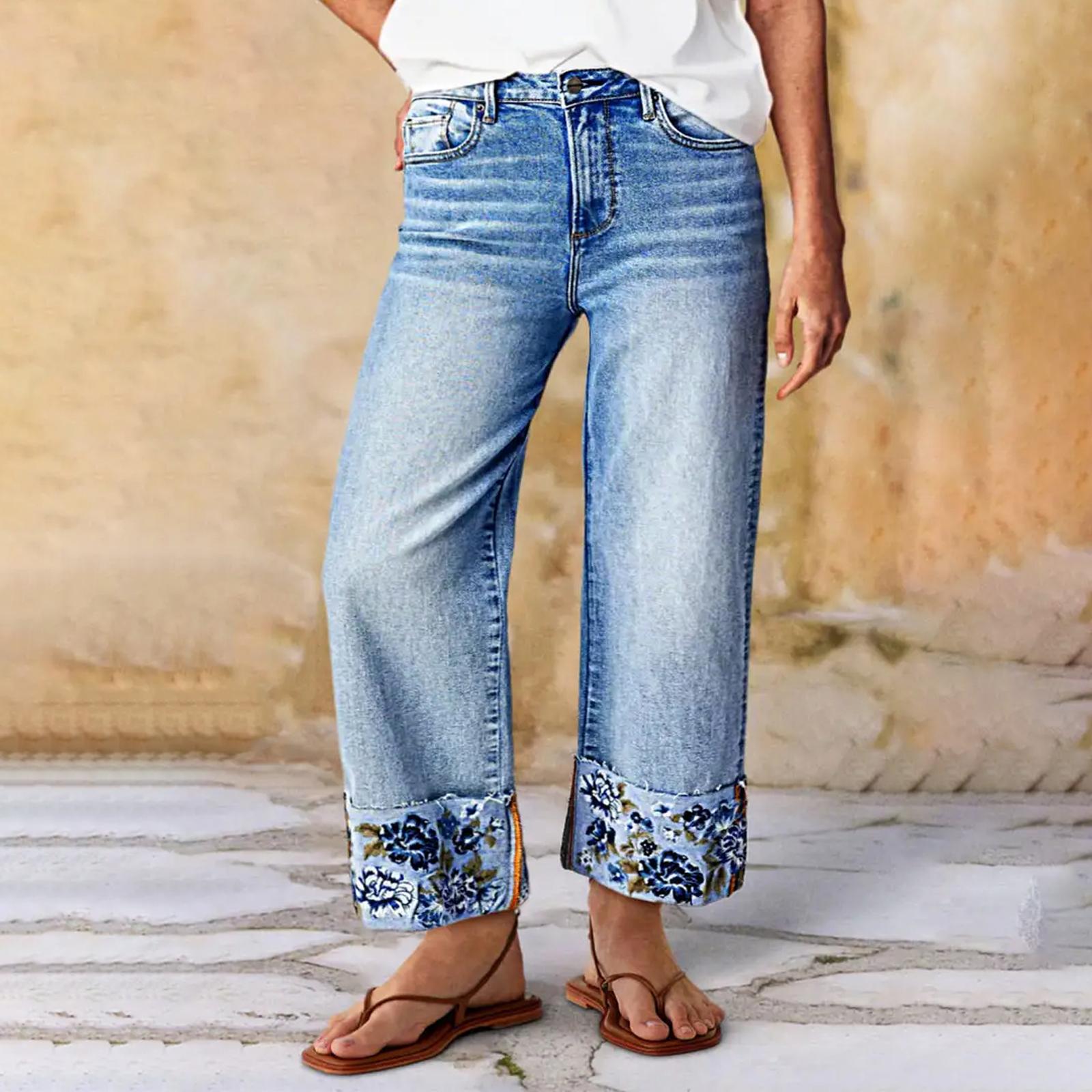 Женские джинсы из денима классического фасона, со средней посадкой, прямые, с вышивкой L
Женские джинсы из денима классического фасона, со средней посадкой, прямые, с вышивкой L