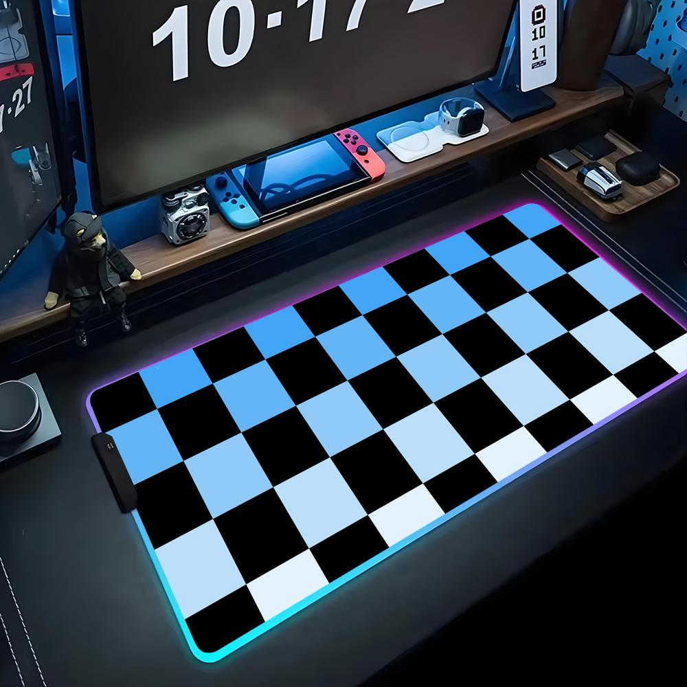 Colorful grid Mouse Pad RGB Gaming Mousepad Big LED Pad PC Desk Mat Luminous Mouse Pad Large Keyboard Mats Table Rug With RGB600x300x3mm
Colorful grid Mouse Pad RGB Gaming Mousepad Big LED Pad PC Desk Mat Luminous Mouse Pad Large Keyboard Mats Table Rug With RGB600x300x3mm