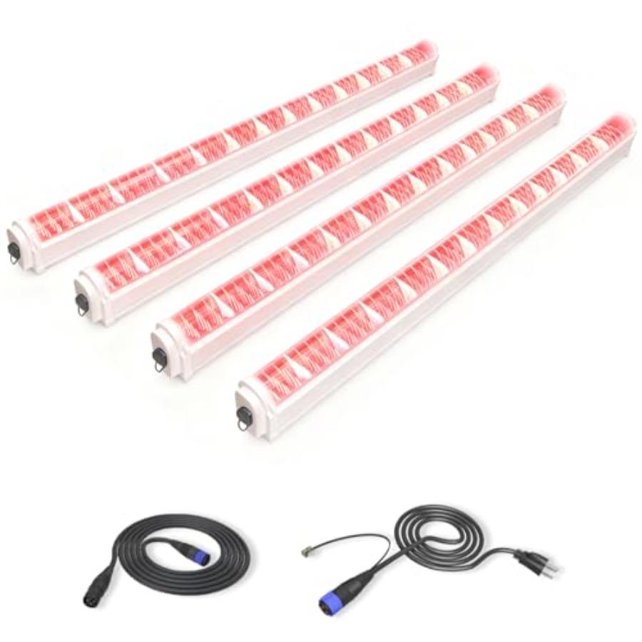Under Canopy LED Grow Light Bar 120 Watt 47-Inch with Power Cord Extension Cord Connector for Indoor Hydroponic Growing 4-Pack білий
Under Canopy LED Grow Light Bar 120 Watt 47-Inch with Power Cord Extension Cord Connector for Indoor Hydroponic Growing 4-Pack білий