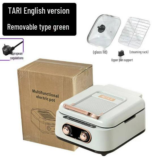 Многофункциональный электрический гриль и хот-пот: Фритюр, Блинная сковорода, Барбекю и Шабу-гриль Все-в-одном сковорода Suitable for 2-4 People
Многофункциональный электрический гриль и хот-пот: Фритюр, Блинная сковорода, Барбекю и Шабу-гриль Все-в-одном сковорода Suitable for 2-4 People