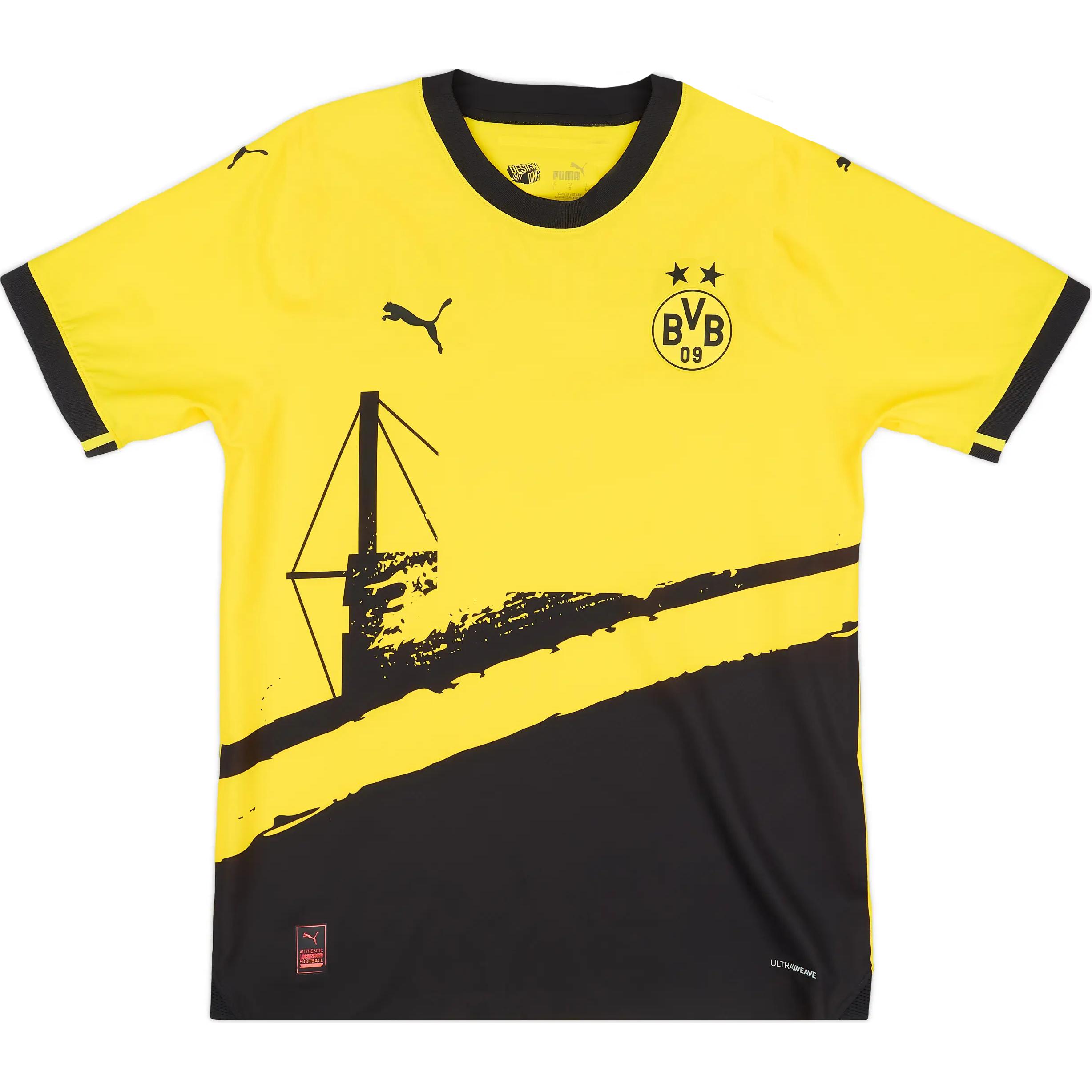 Puma Borussia Dortmund Home 2023-24 Season Slim Fit Color Block Crew Neck Short Sleeve Football Shirt Men Tops Yellow 770602-01 XL
Puma Borussia Dortmund Home 2023-24 Season Slim Fit Color Block Crew Neck Short Sleeve Football Shirt Men Tops Yellow 770602-01 XL