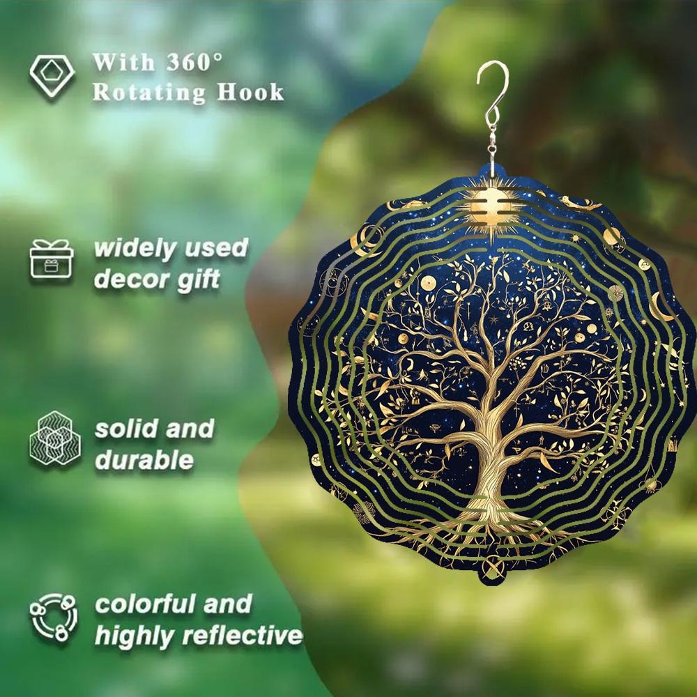Tree of Life 3D Metal Wind Chime – 360° Rotating Hook, Dynamic Art for Garden, Balcony, Lawn. Perfect Gift for All Holidays! синий
Tree of Life 3D Metal Wind Chime – 360° Rotating Hook, Dynamic Art for Garden, Balcony, Lawn. Perfect Gift for All Holidays! синий