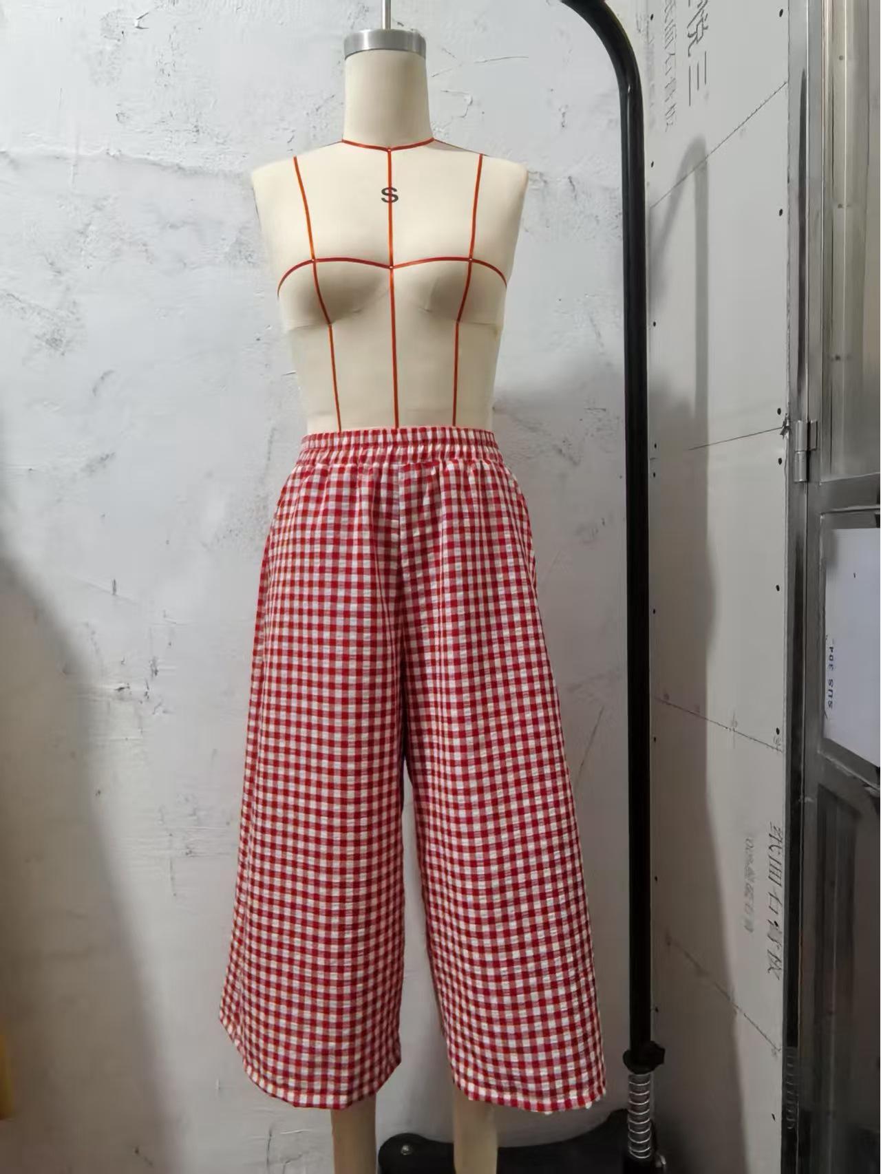 2026 Autumn Plus Size Plaid Cotton Linen Wide-Leg Skirt Pants - Elegant and Casual Small
2026 Autumn Plus Size Plaid Cotton Linen Wide-Leg Skirt Pants - Elegant and Casual Small