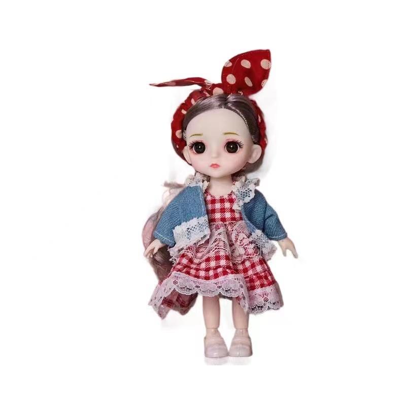 Нова міні-лялька BJD розміром 16 см, 13 рухливих суглобів, дівчина, дитина, великі очі, красива лялька-іграшка своїми руками з одягом, модна лялька 1/12 1pc
Нова міні-лялька BJD розміром 16 см, 13 рухливих суглобів, дівчина, дитина, великі очі, красива лялька-іграшка своїми руками з одягом, модна лялька 1/12 1pc