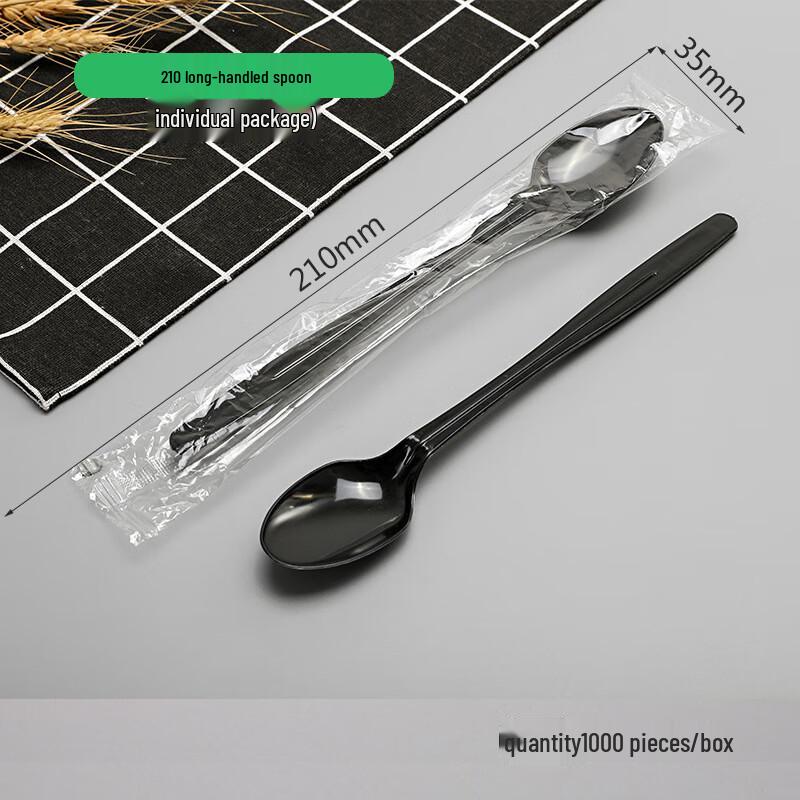 ZISIZ Disposable Plastic Long-Handled Dessert Sporks
ZISIZ Disposable Plastic Long-Handled Dessert Sporks