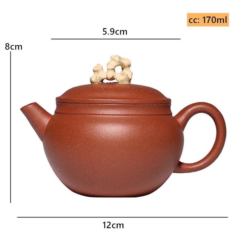 170ml Chinese Yixing Purple Clay Tea Pot Boutique Zhu Mud Beauty Teapot Household Filter Teaware Handmade Zisha Tea Infuser
170ml Chinese Yixing Purple Clay Tea Pot Boutique Zhu Mud Beauty Teapot Household Filter Teaware Handmade Zisha Tea Infuser