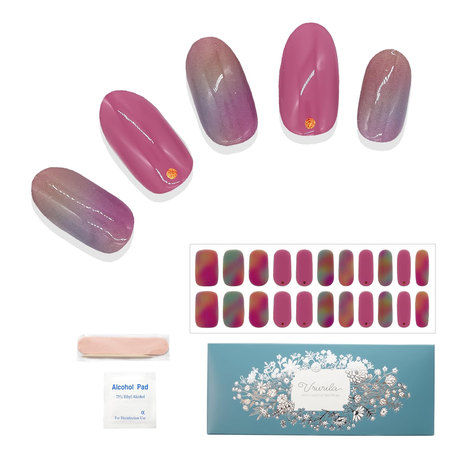 Ururila Gel Nail Seal Nail Sticker Harding Type Just Stick Self Nail Pink Purple Ururila (047.Ведьма Розовая)
Ururila Gel Nail Seal Nail Sticker Harding Type Just Stick Self Nail Pink Purple Ururila (047.Ведьма Розовая)