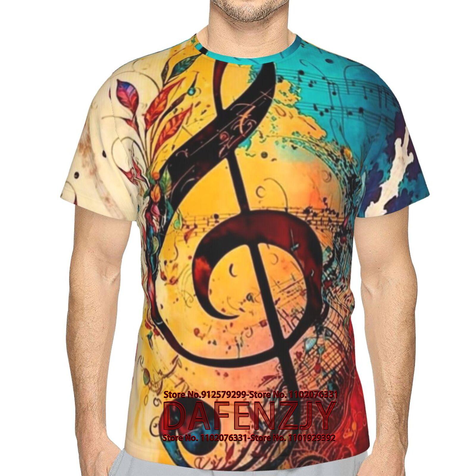 Літні музичні нотні футболки Піаніно 3D-принт Вуличний одяг Чоловіки Жіноча мода Велика футболка з короткими рукавами Дитячі футболки Топи Одяг One Size чорний
Літні музичні нотні футболки Піаніно 3D-принт Вуличний одяг Чоловіки Жіноча мода Велика футболка з короткими рукавами Дитячі футболки Топи Одяг One Size чорний