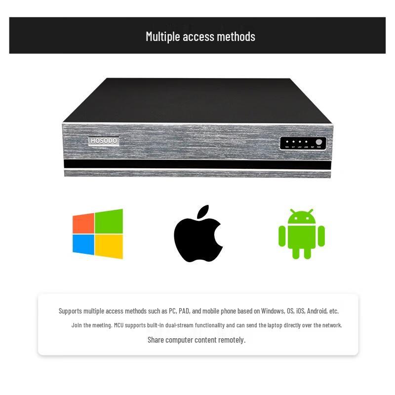 HSD-9004 HD Conference MCU & Recording Server (CN version)
HSD-9004 HD Conference MCU & Recording Server (CN version)