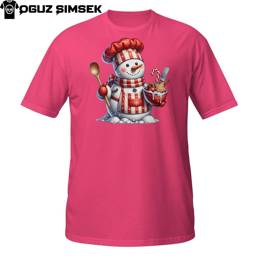 Snowman Cooking T-Shirt – Holiday Chef Design with Spoon and Dessert Bowl S
Snowman Cooking T-Shirt – Holiday Chef Design with Spoon and Dessert Bowl S