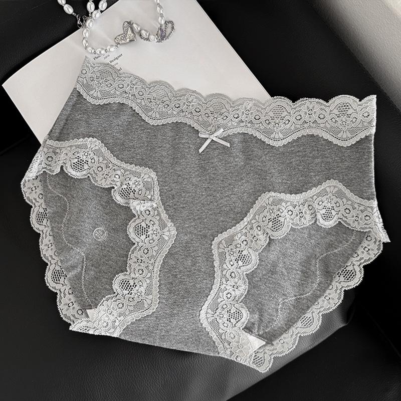 Жіночі Весняно-Осінні Нові Сексуальні Мереживні 10A Антибактеріальні Труси One Size сірий
Жіночі Весняно-Осінні Нові Сексуальні Мереживні 10A Антибактеріальні Труси One Size сірий