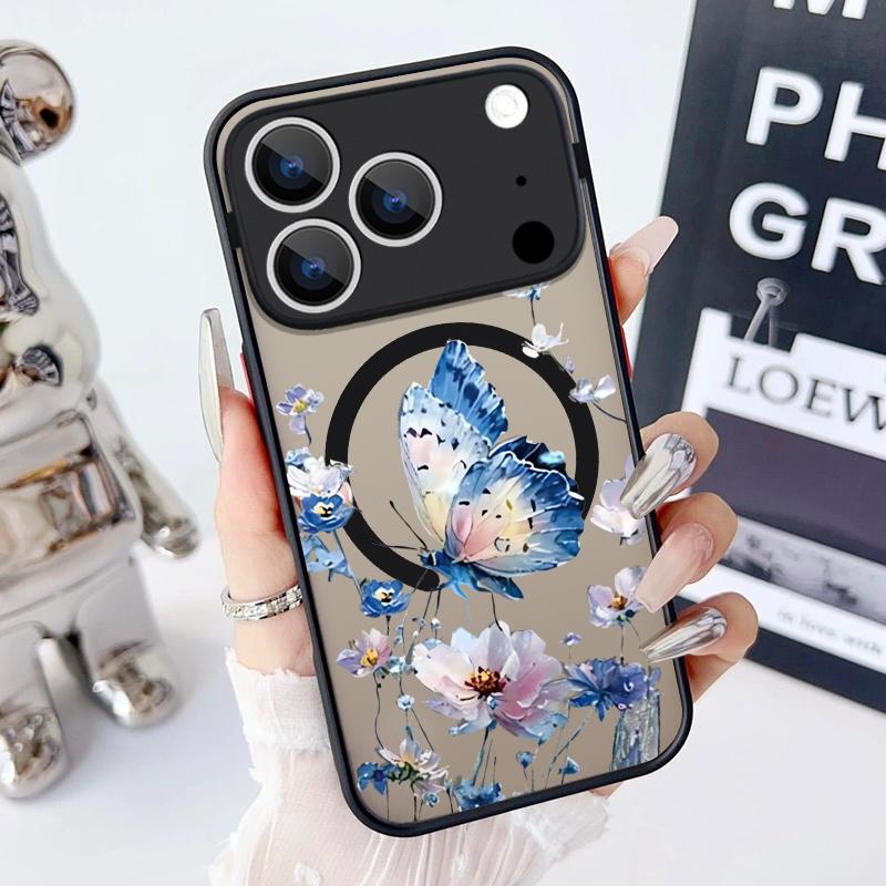Креативный чехол с узором «Цветы и бабочки» для iPhone 17 Pro Max iPhone 16 Pro Max 15 14 13 12 11 16E Air Гибридный TPU+PC Магнитный Для Magsafe Матовый Чехол iPhone 16E чёрный
Креативный чехол с узором «Цветы и бабочки» для iPhone 17 Pro Max iPhone 16 Pro Max 15 14 13 12 11 16E Air Гибридный TPU+PC Магнитный Для Magsafe Матовый Чехол iPhone 16E чёрный