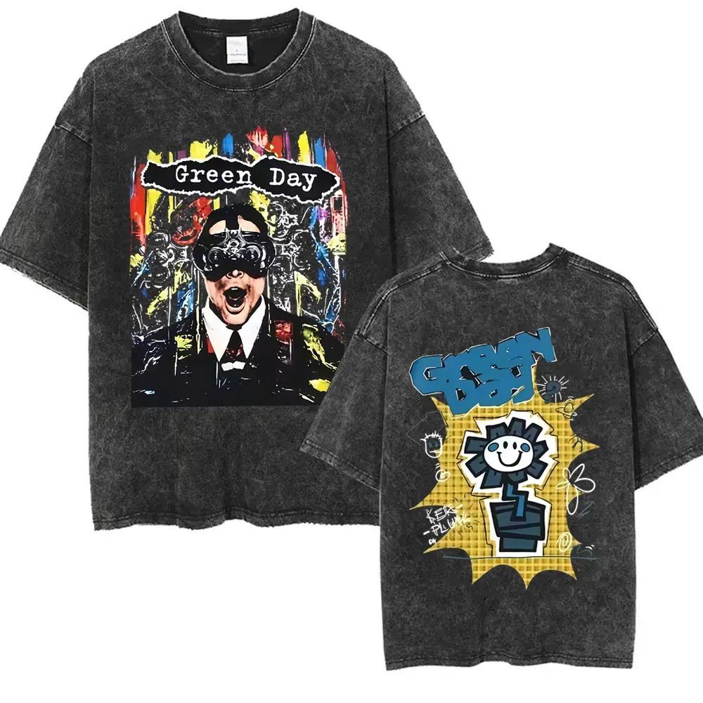 Washed Vintage Punk Band Green Day T Shirts Unisex Women Hip Hop Gothic Rock Oversized T Shirt Unisexs High Quality Cotton Tshirts 2XL
Washed Vintage Punk Band Green Day T Shirts Unisex Women Hip Hop Gothic Rock Oversized T Shirt Unisexs High Quality Cotton Tshirts 2XL