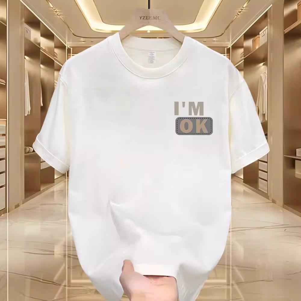 Парные хлопковые футболки с коротким рукавом, черные, белые, дышащие, удобные, мягкие, повседневные, спортивные 3XL
Парные хлопковые футболки с коротким рукавом, черные, белые, дышащие, удобные, мягкие, повседневные, спортивные 3XL