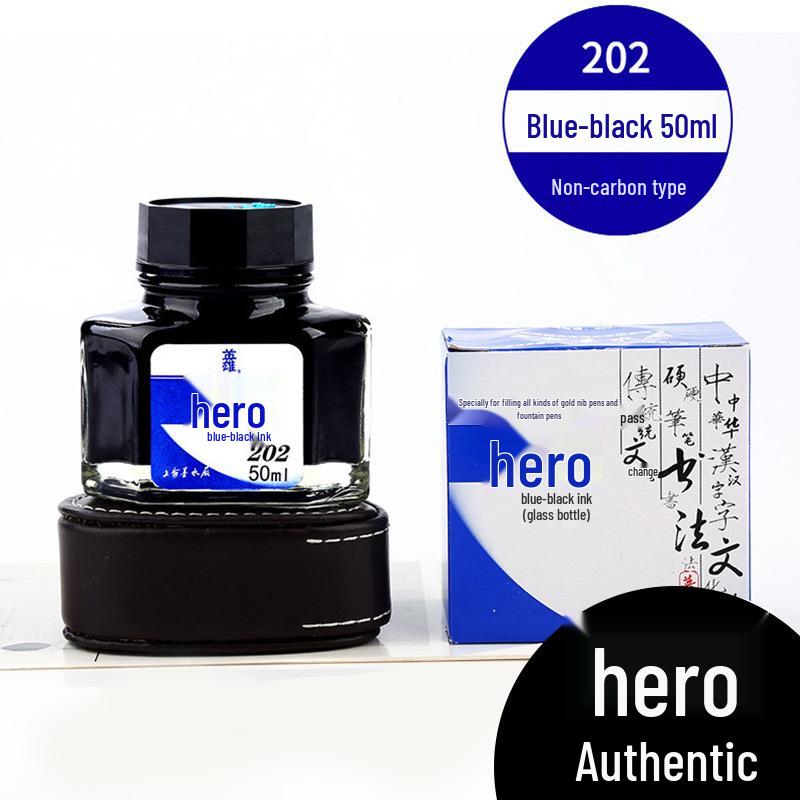 Чорнило для пір яної ручки Hero Non-Carbon: Чорний, Червоний, Синьо-Чорний - Письмо без затирань
Чорнило для пір яної ручки Hero Non-Carbon: Чорний, Червоний, Синьо-Чорний - Письмо без затирань