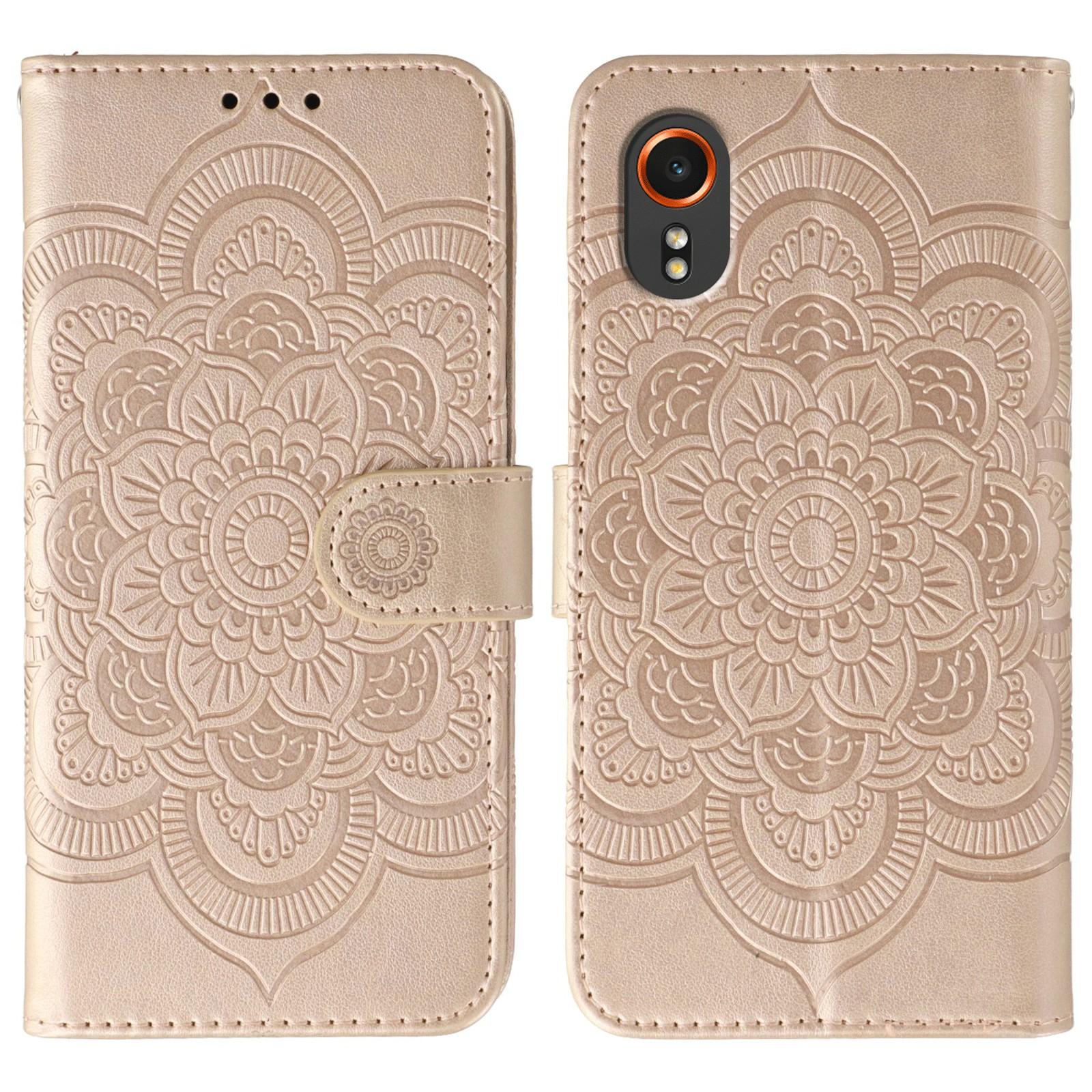 For Samsung Galaxy Xcover7 Case PU Leather Mandala Imprinted Design Wallet Phone Cover Rose Gold
For Samsung Galaxy Xcover7 Case PU Leather Mandala Imprinted Design Wallet Phone Cover Rose Gold