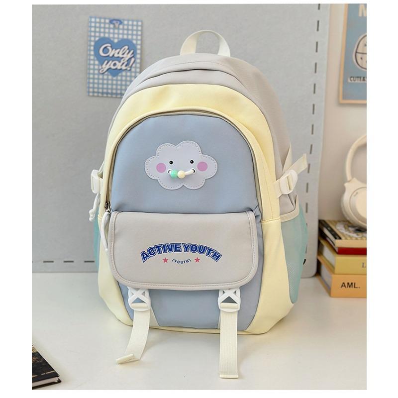 High value college style fresh and sweet contrasting color splicing backpack junior high school students lightweight backpack
High value college style fresh and sweet contrasting color splicing backpack junior high school students lightweight backpack