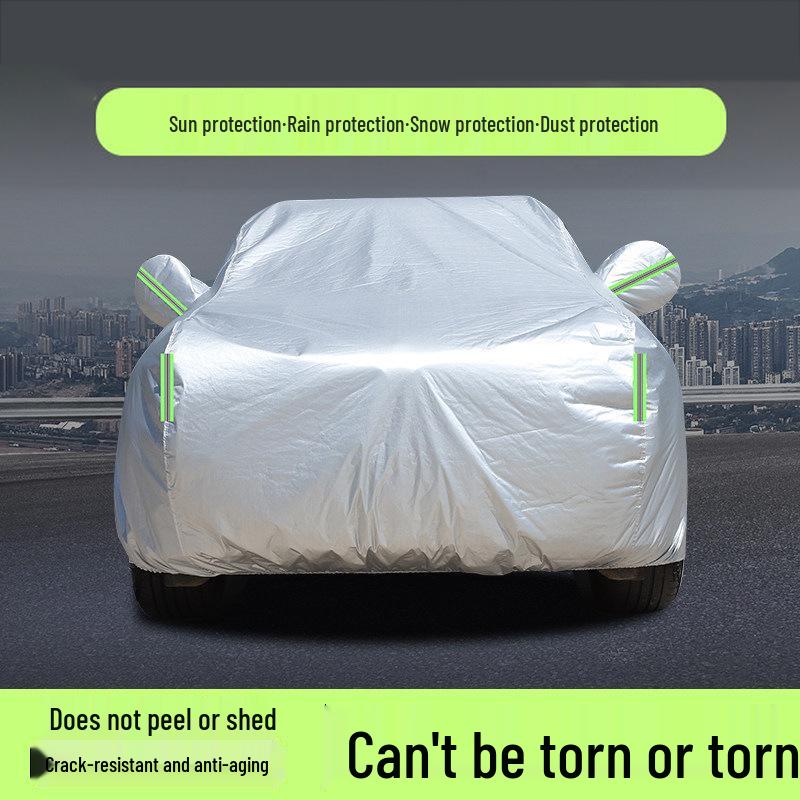 Universal All-Season DuPont Oxford Car Cover: Sun Protection, Waterproof, Heat Insulation 2S: 3500×1700×1500 (for Hatchback) серебряный
Universal All-Season DuPont Oxford Car Cover: Sun Protection, Waterproof, Heat Insulation 2S: 3500×1700×1500 (for Hatchback) серебряный